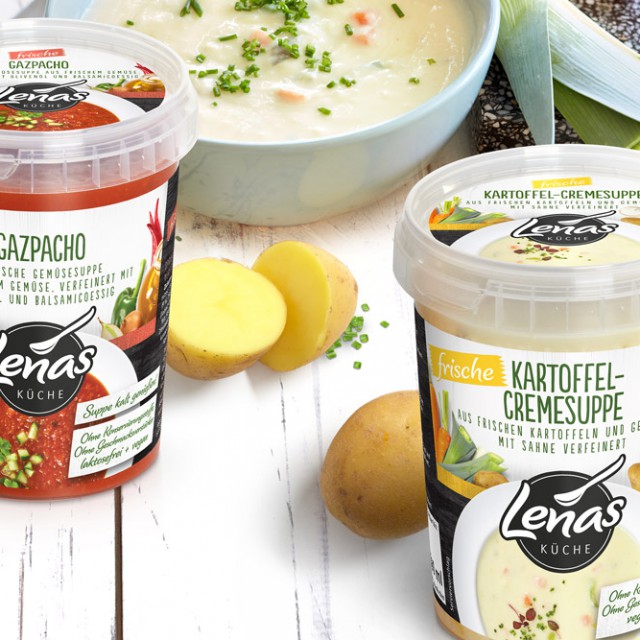 Lenas Küche Verpackungen verschiedene Suppen