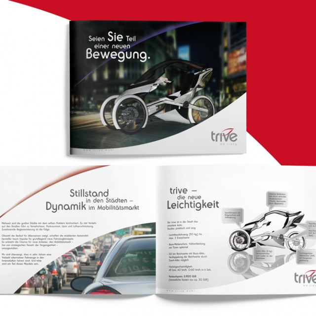 Trive Print Design Broschüre