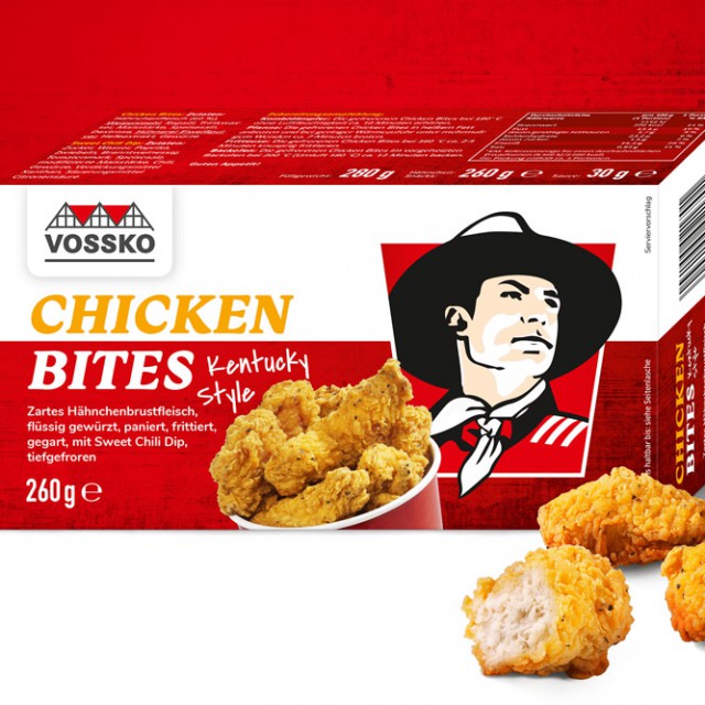 Vossko Verpackungdesign Chicken Bites