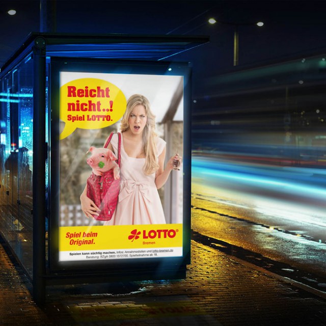 LOTTO Bremen - Anzeigenkampagne Motiv 2