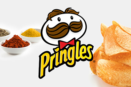 Artikelbeitrag mit Pringles-Logo